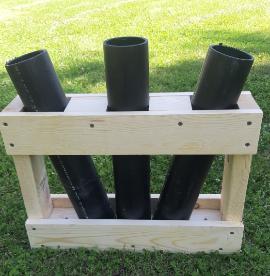3 shot mortar rack