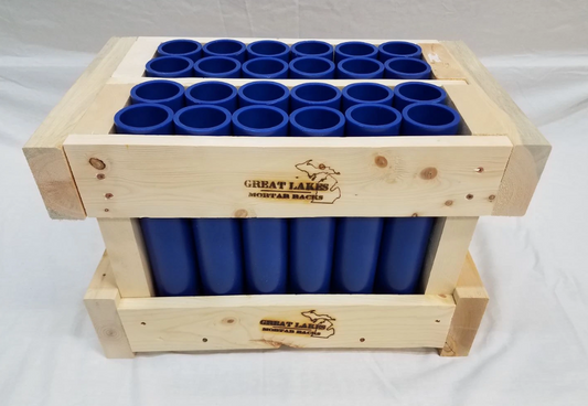 24 shot mortar rack
